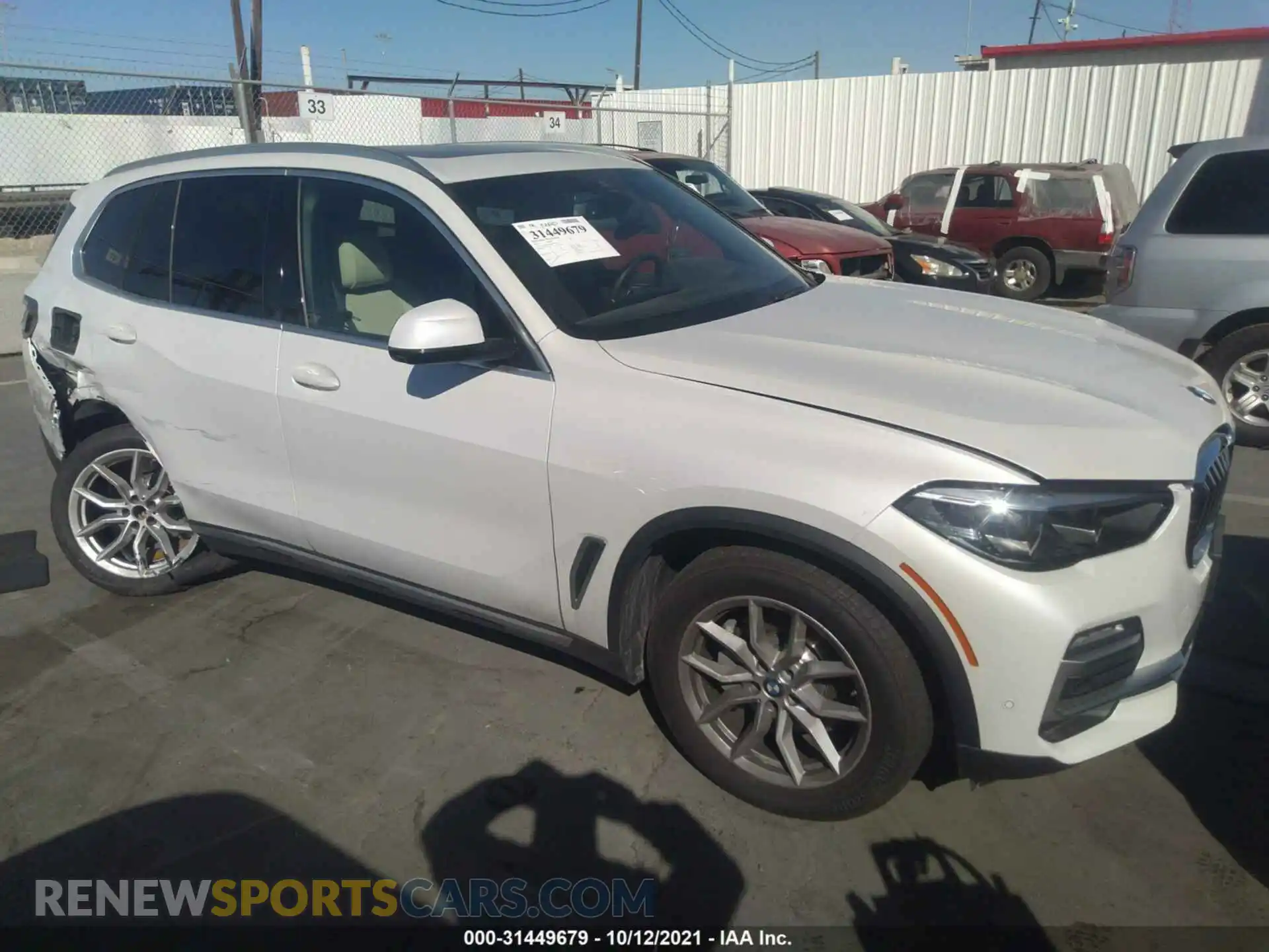 1 Photograph of a damaged car 5UXCR6C01M9E93577 BMW X5 2021