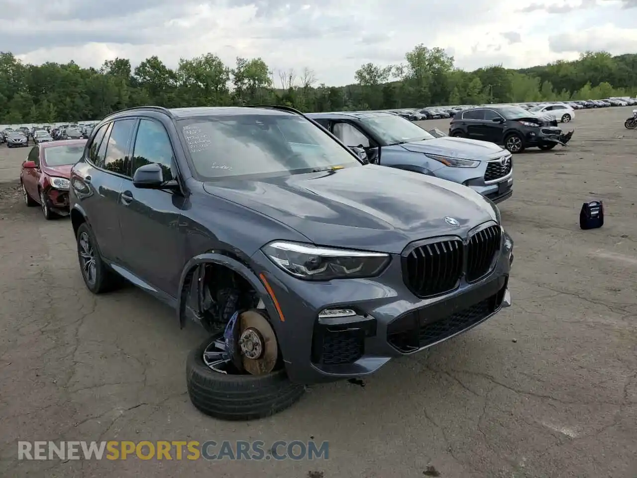 1 Photograph of a damaged car 5UXCR6C03M9E11896 BMW X5 2021