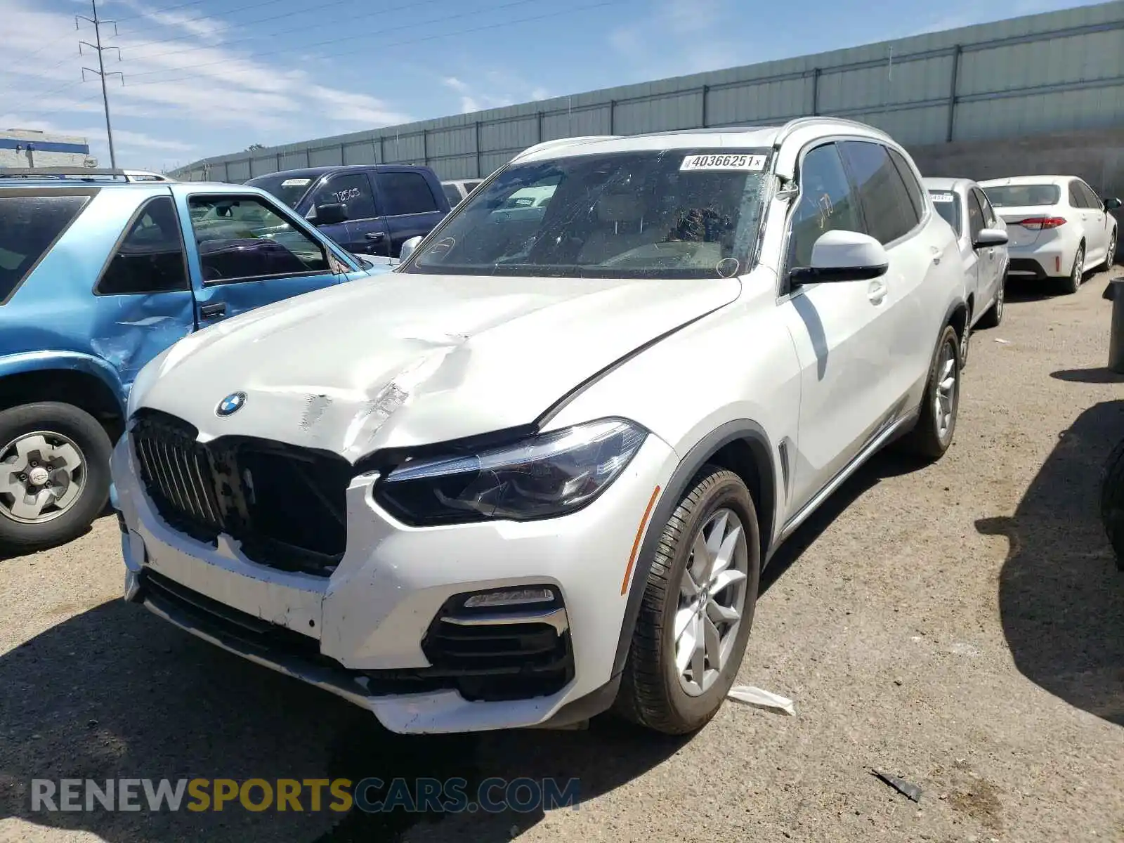 2 Photograph of a damaged car 5UXCR6C03M9E91393 BMW X5 2021