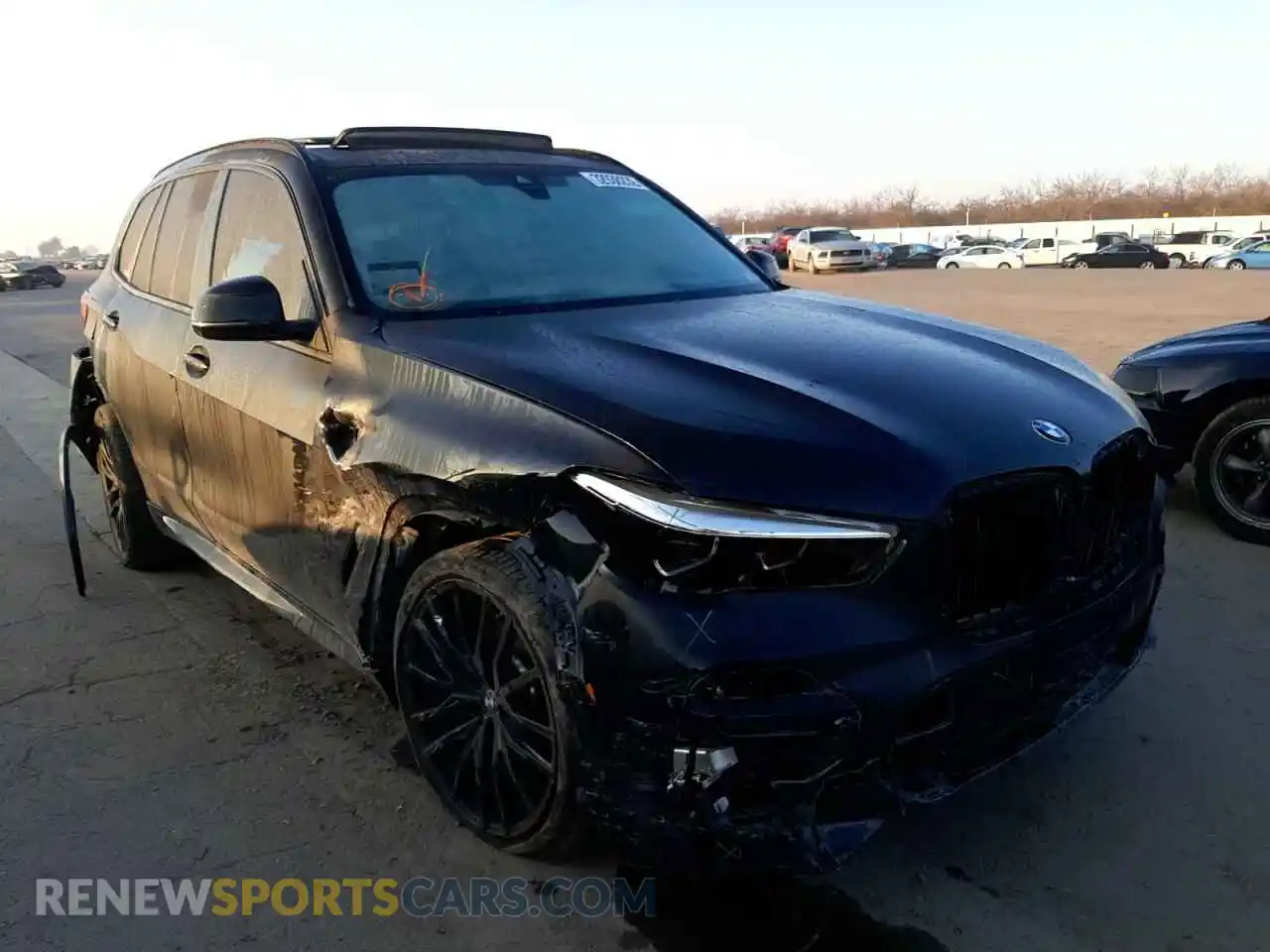 1 Photograph of a damaged car 5UXCR6C03M9F30452 BMW X5 2021