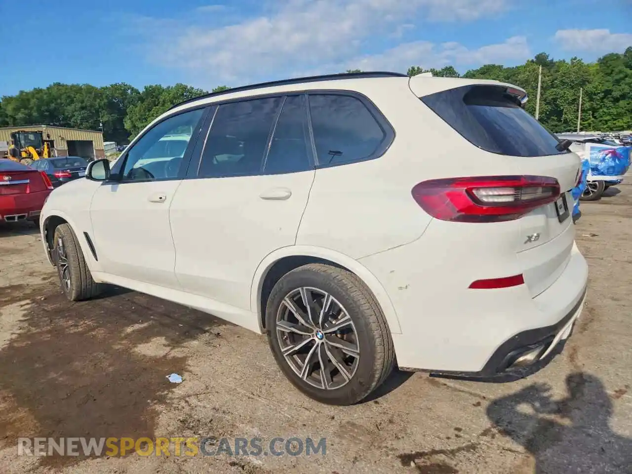 2 fotografías del automóvil dañado 5UXCR6C03M9G15419 BMW X5 2021