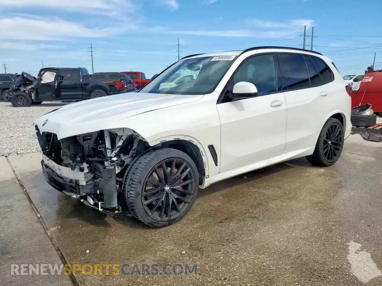 1 Photograph of a damaged car 5UXCR6C04M9D99175 BMW X5 2021