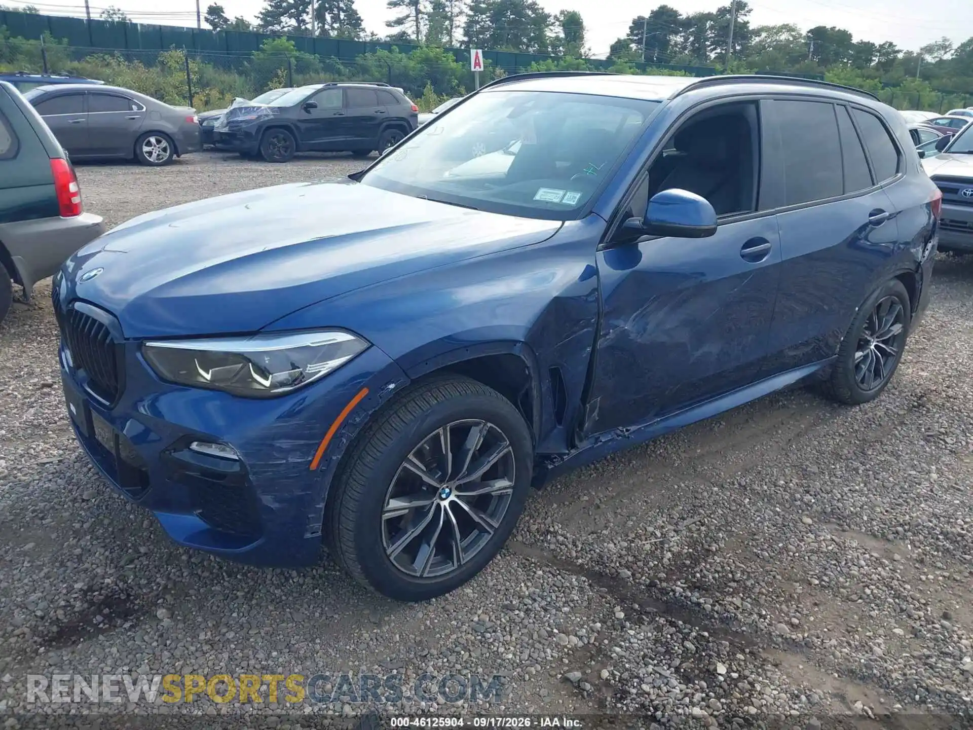 2 fotografías del automóvil dañado 5UXCR6C04M9E92133 BMW X5 2021