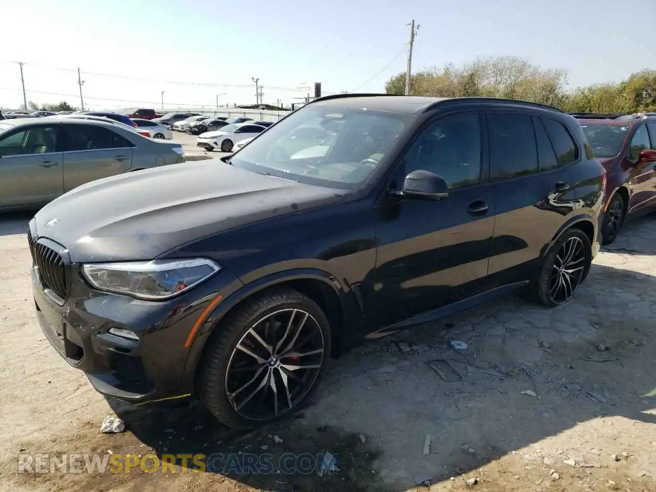 1 Photograph of a damaged car 5UXCR6C04M9G03215 BMW X5 2021