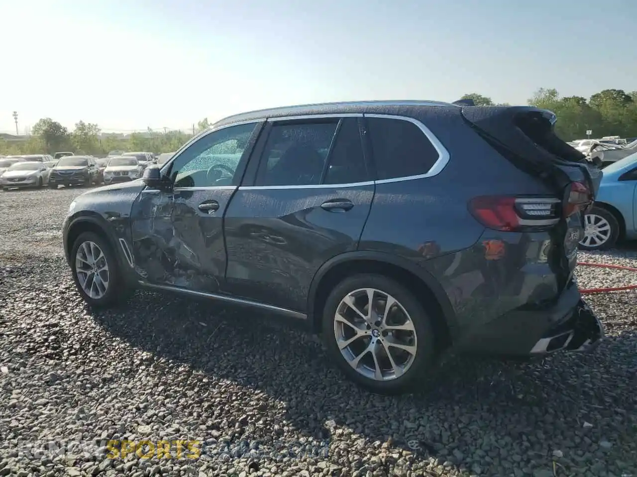 2 fotografías del automóvil dañado 5UXCR6C04M9G21522 BMW X5 2021