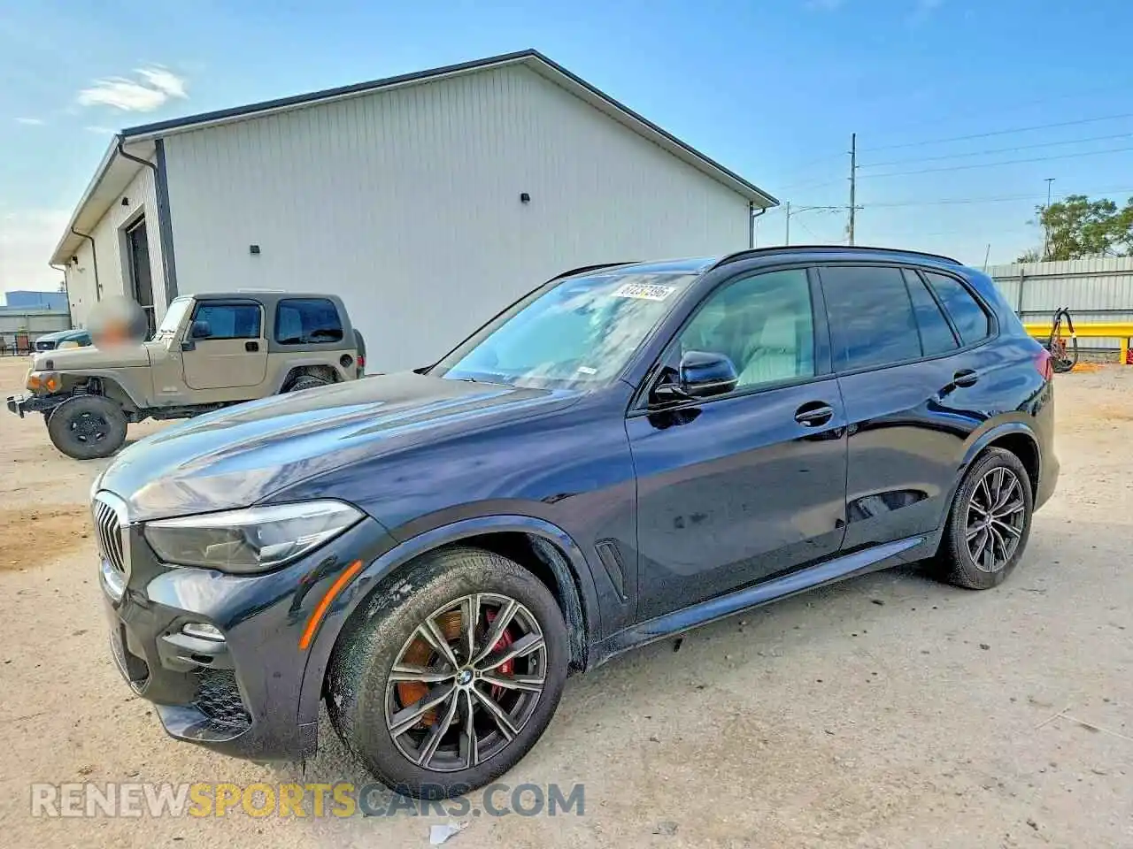 1 fotografías del automóvil dañado 5UXCR6C05M9F38603 BMW X5 2021
