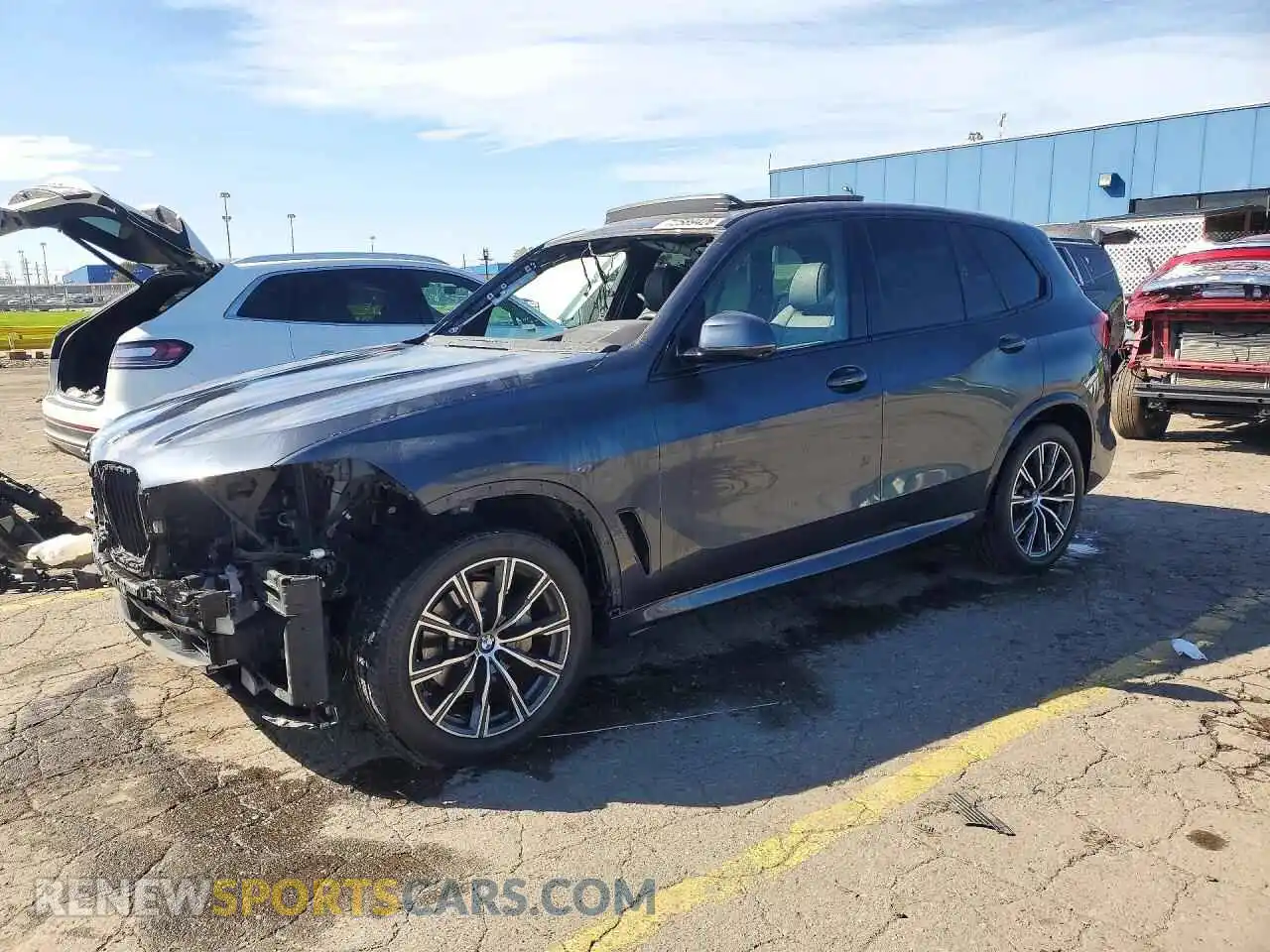 1 fotografías del automóvil dañado 5UXCR6C06M9D91465 BMW X5 2021