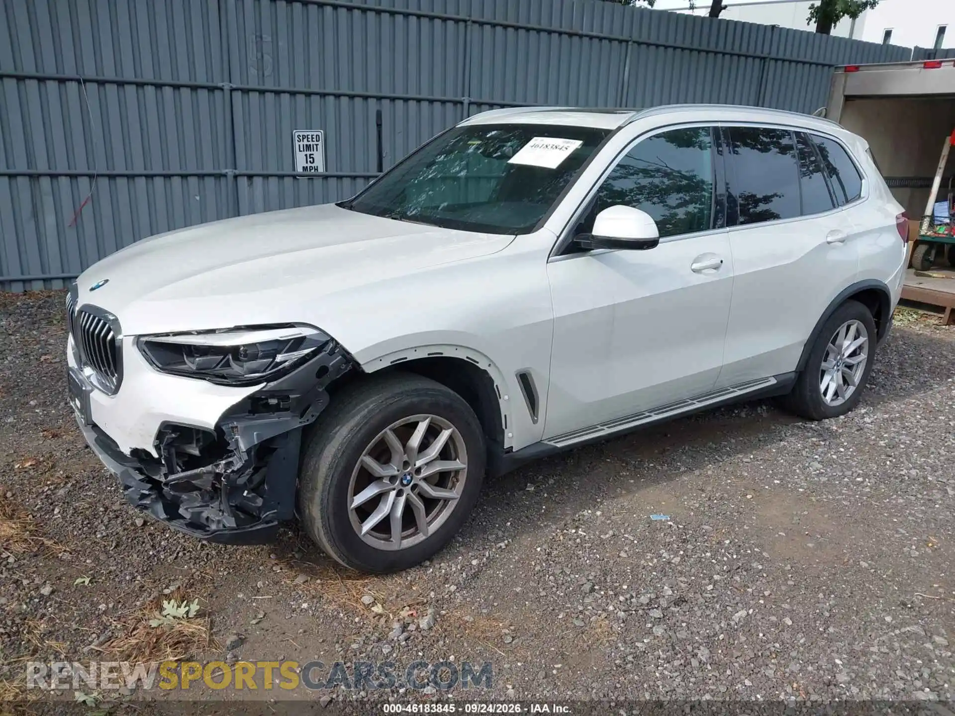 2 fotografías del automóvil dañado 5UXCR6C06M9E81781 BMW X5 2021
