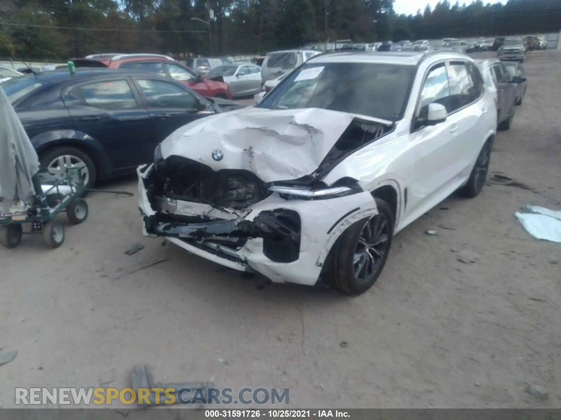 2 Photograph of a damaged car 5UXCR6C06M9G21912 BMW X5 2021