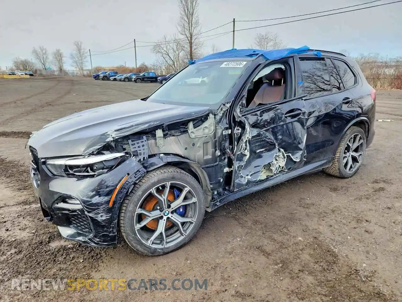 1 Photograph of a damaged car 5UXCR6C07M9F22077 BMW X5 2021
