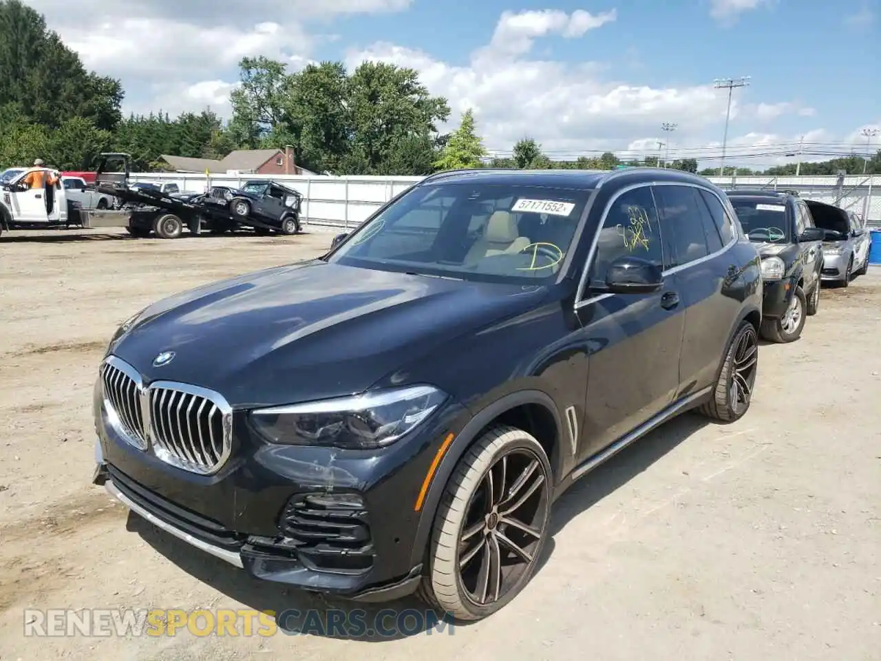 2 Photograph of a damaged car 5UXCR6C08M9H68779 BMW X5 2021