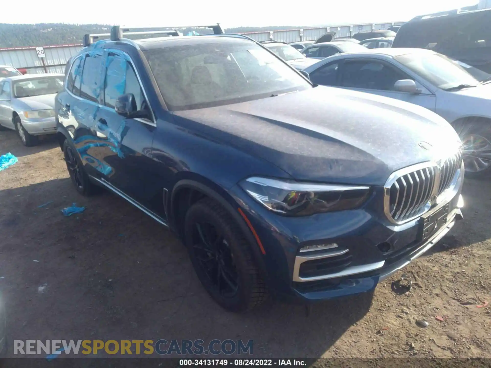 1 Photograph of a damaged car 5UXCR6C09M9D95249 BMW X5 2021