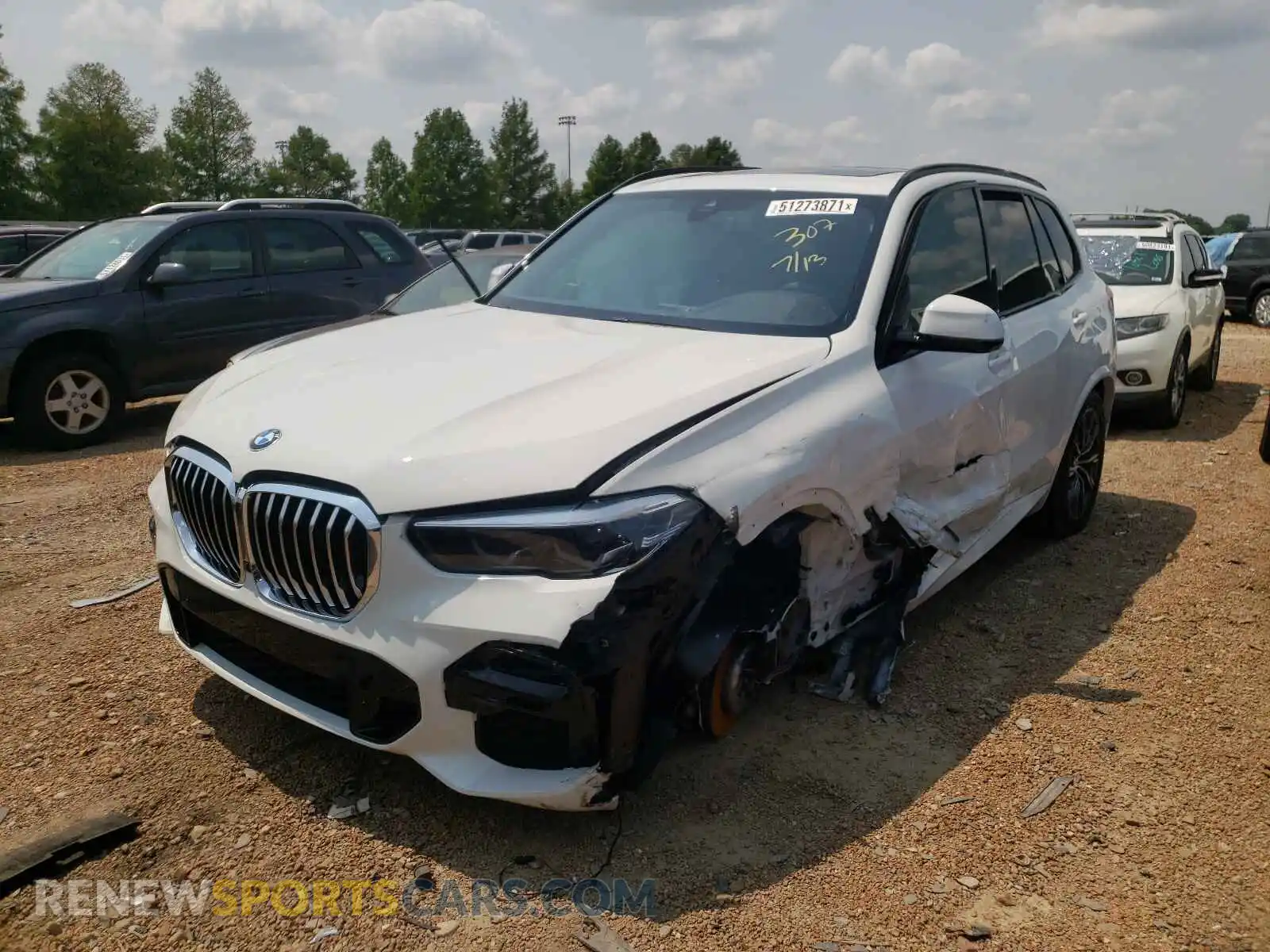 2 Photograph of a damaged car 5UXCR6C09M9G34248 BMW X5 2021