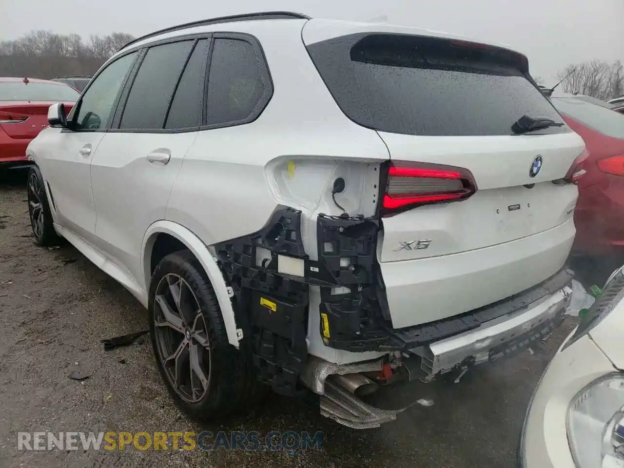 3 fotografías del automóvil dañado 5UXCR6C09M9G80775 BMW X5 2021