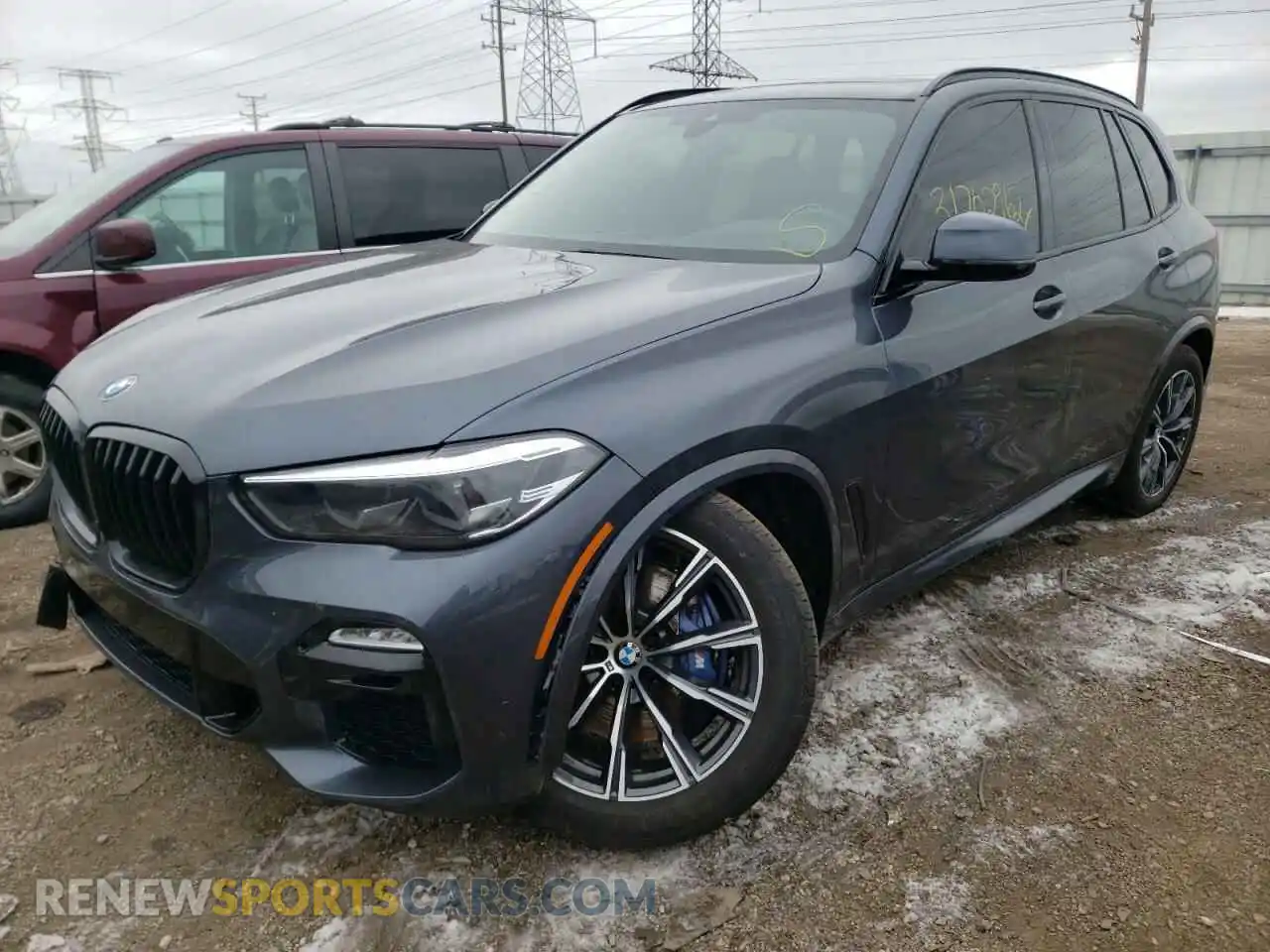 2 Photograph of a damaged car 5UXCR6C09M9H49593 BMW X5 2021