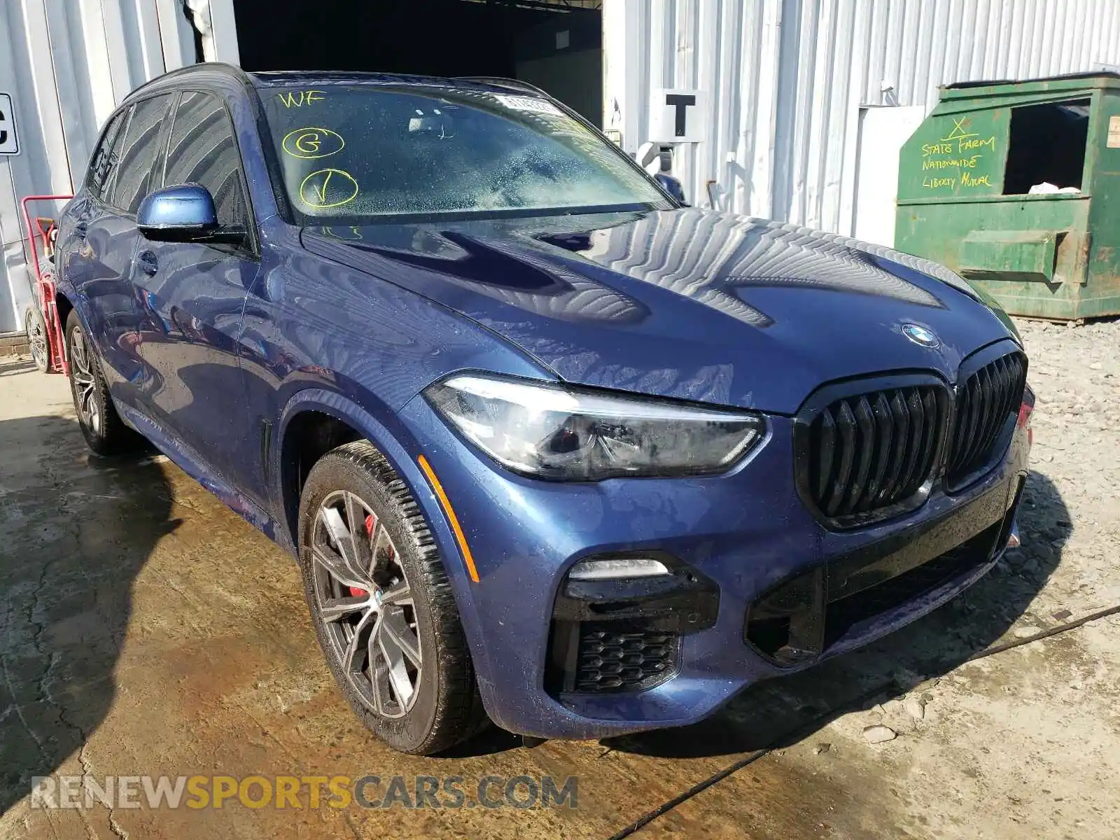 1 Photograph of a damaged car 5UXCR6C0XM9E09191 BMW X5 2021