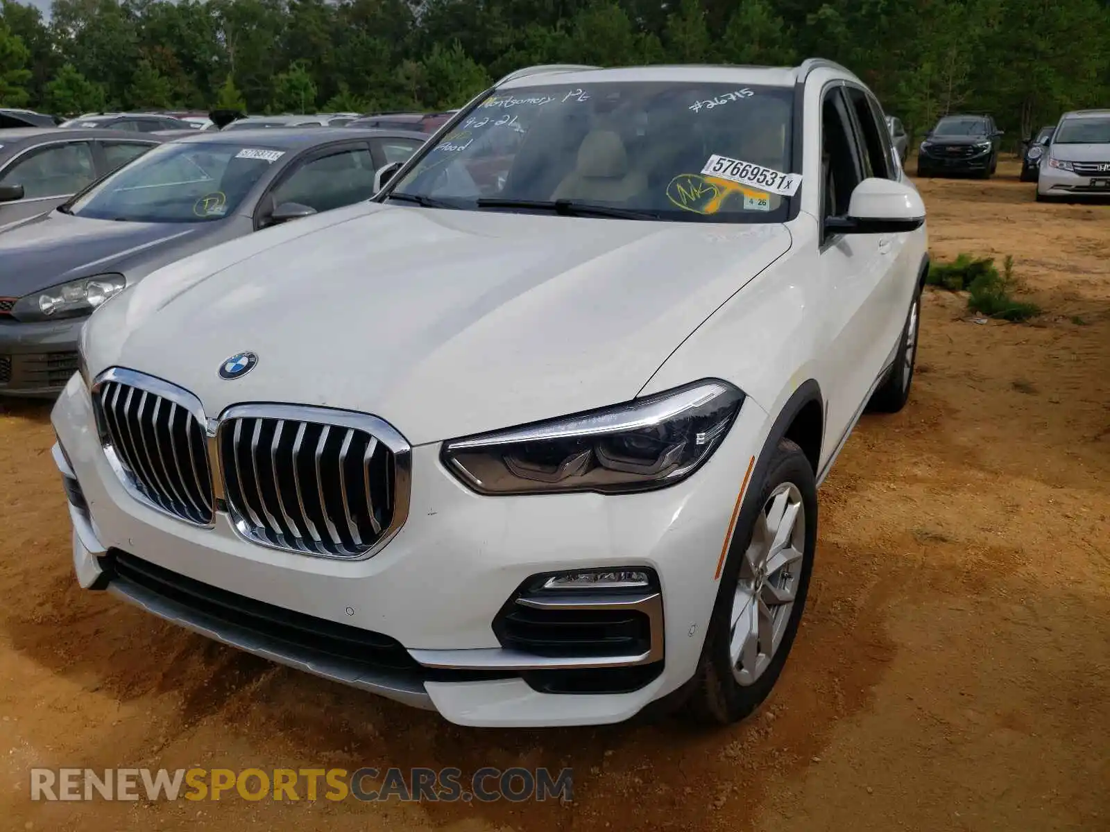 2 Photograph of a damaged car 5UXCR6C0XM9G74533 BMW X5 2021