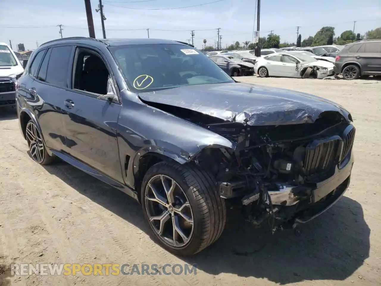 1 Photograph of a damaged car 5UXJU4C08M9E19227 BMW X5 2021