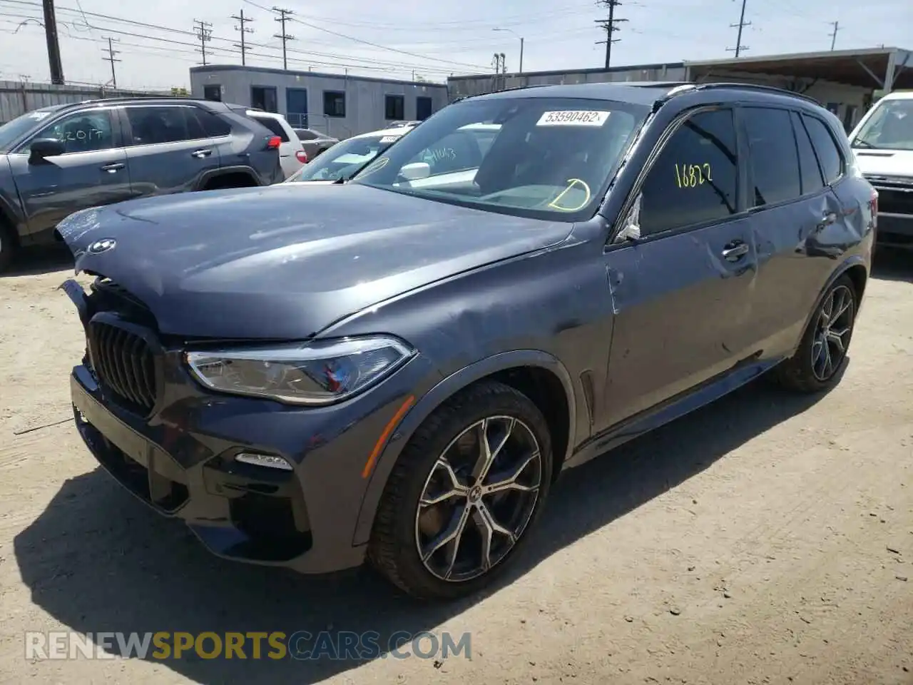 2 Photograph of a damaged car 5UXJU4C08M9E19227 BMW X5 2021