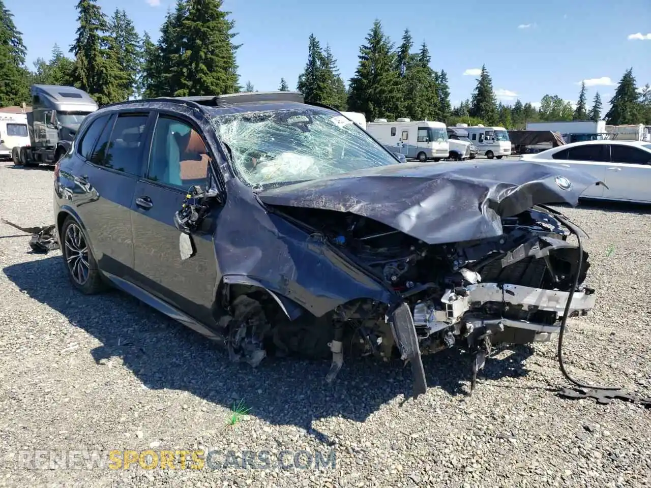 1 Photograph of a damaged car 5UXJU4C0XM9F27879 BMW X5 2021