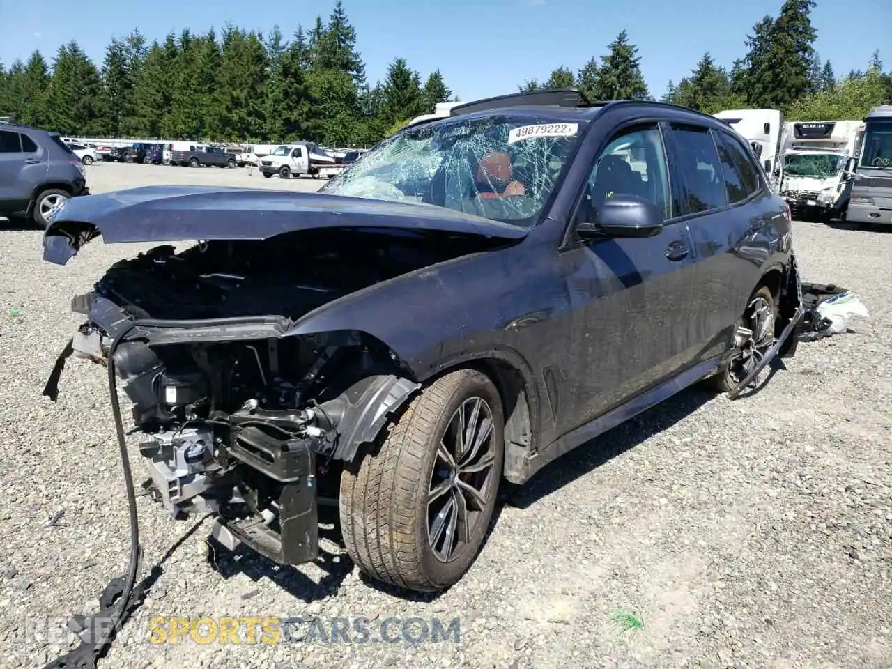 2 Photograph of a damaged car 5UXJU4C0XM9F27879 BMW X5 2021