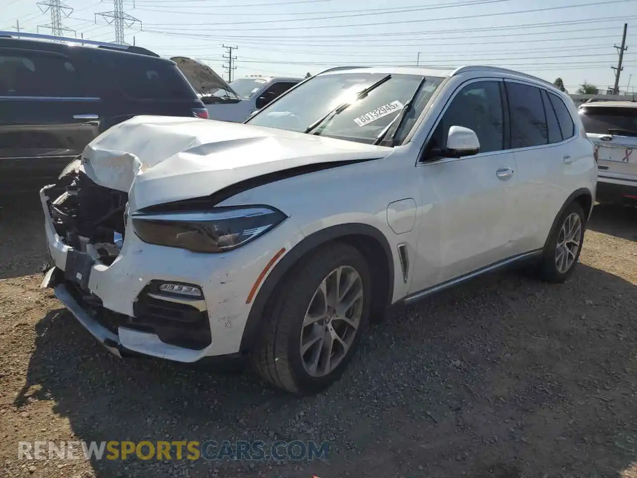 1 Photograph of a damaged car 5UXTA6C00M9F27743 BMW X5 2021