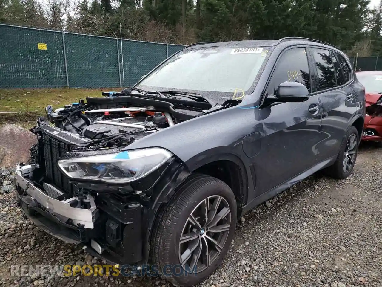 2 Photograph of a damaged car 5UXTA6C02M9D81684 BMW X5 2021