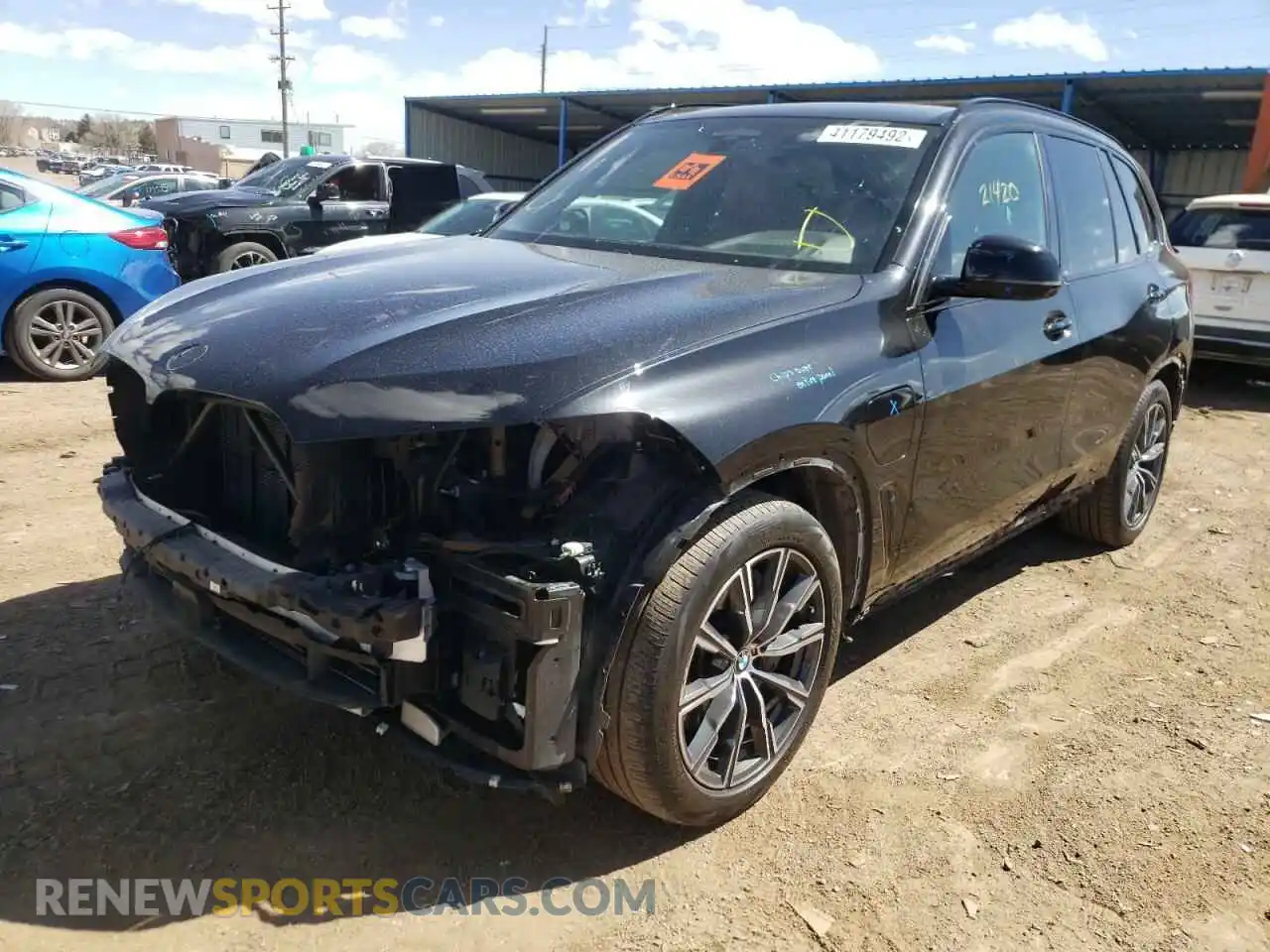 2 Photograph of a damaged car 5UXTA6C02M9D86352 BMW X5 2021