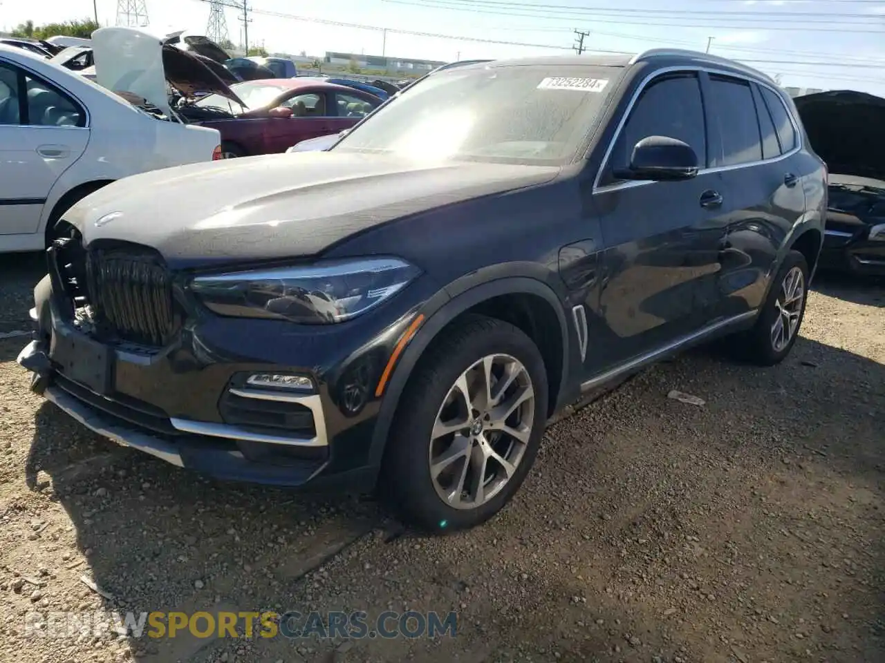 1 Photograph of a damaged car 5UXTA6C04M9D46614 BMW X5 2021