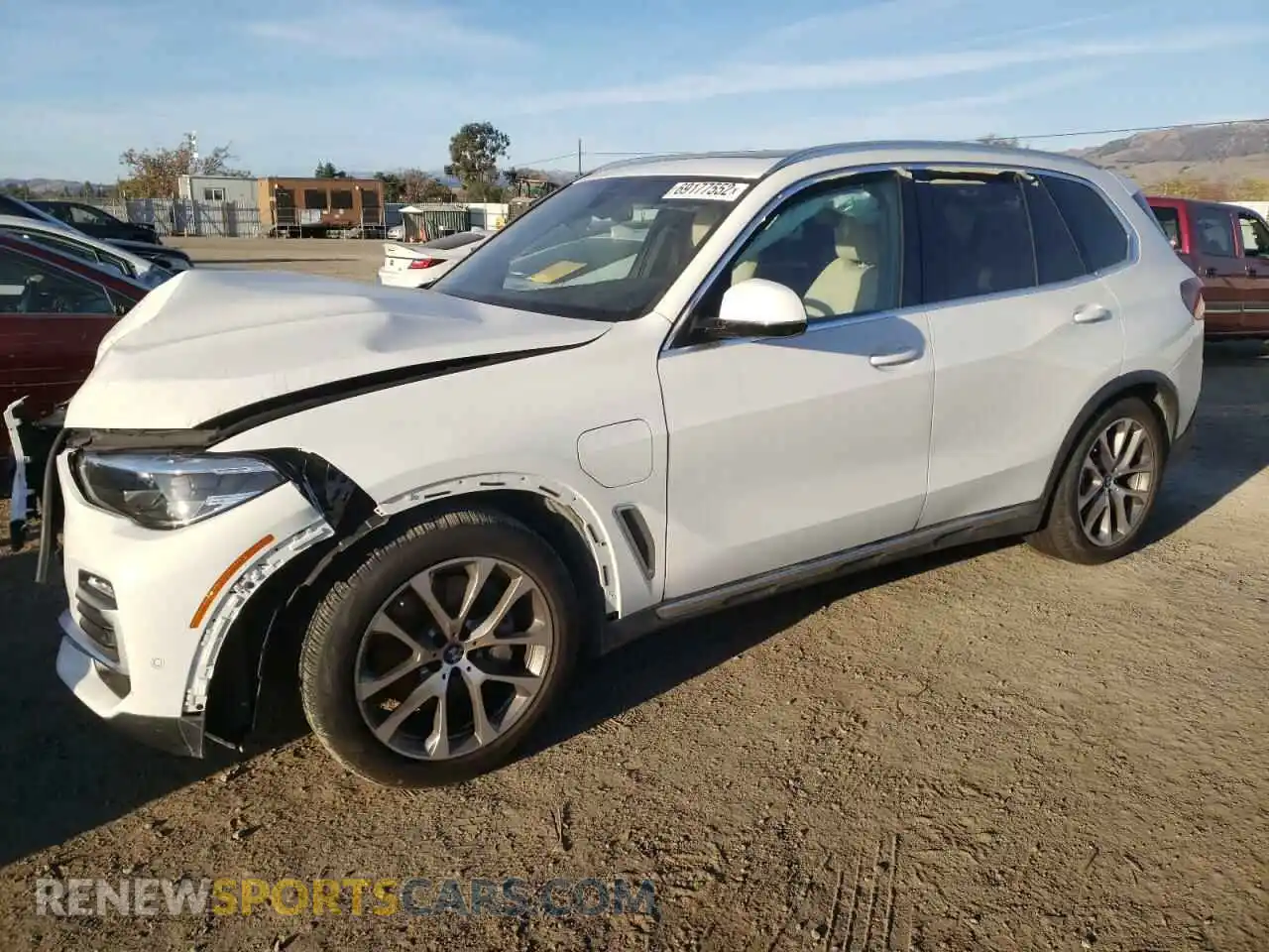 1 Photograph of a damaged car 5UXTA6C05M9H63451 BMW X5 2021