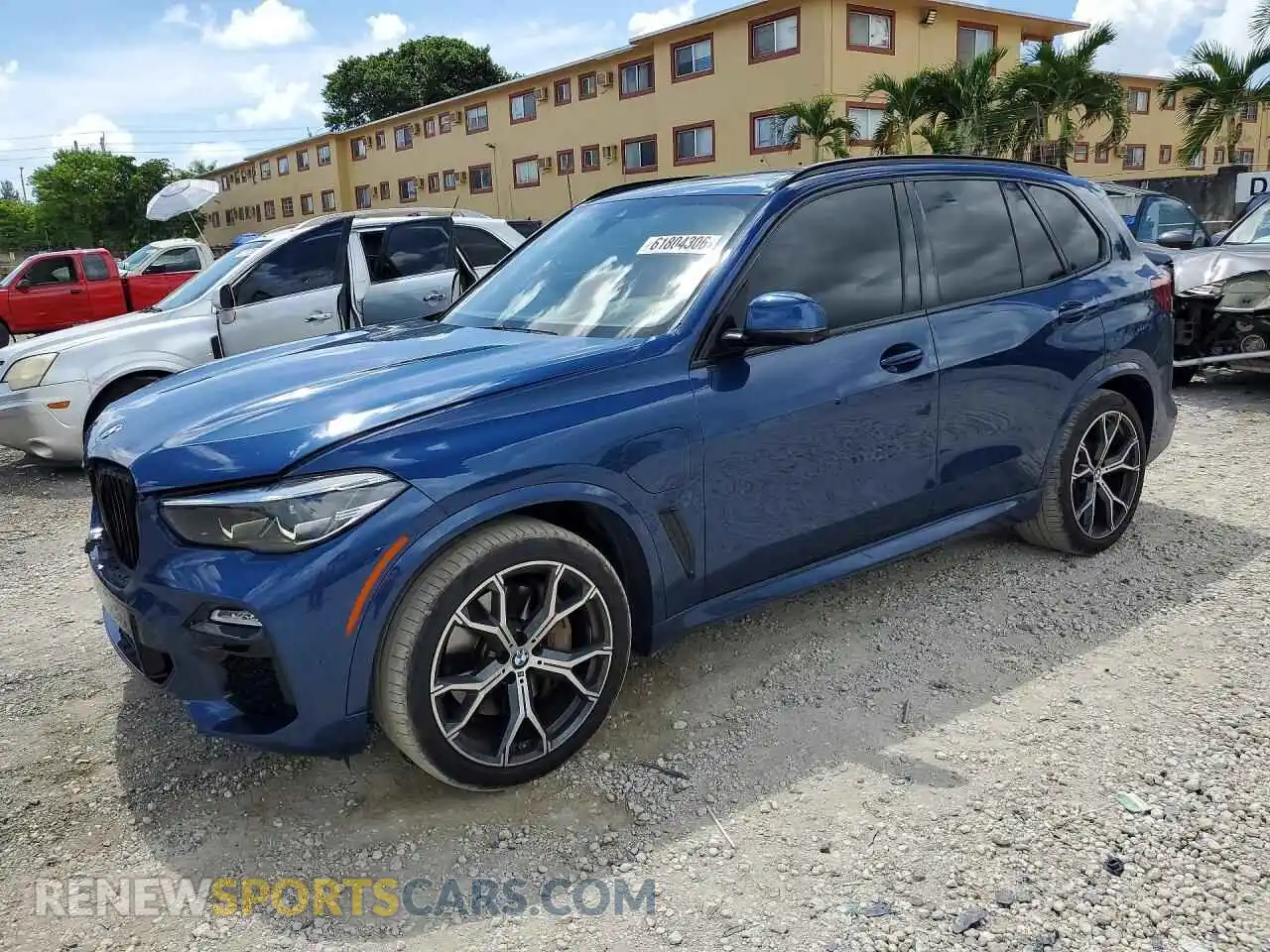 1 Photograph of a damaged car 5UXTA6C09M9E52718 BMW X5 2021