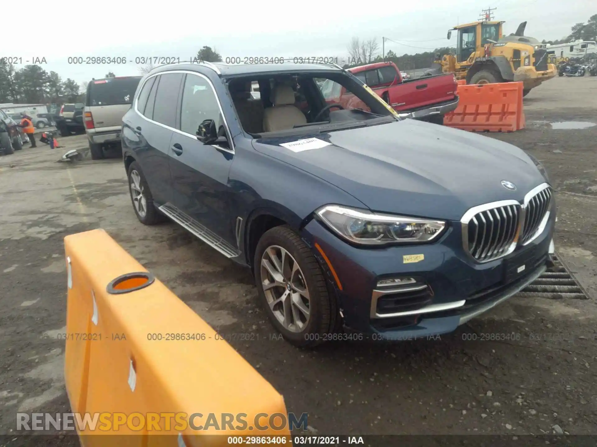 1 Photograph of a damaged car 5UXTA6C09M9E99117 BMW X5 2021
