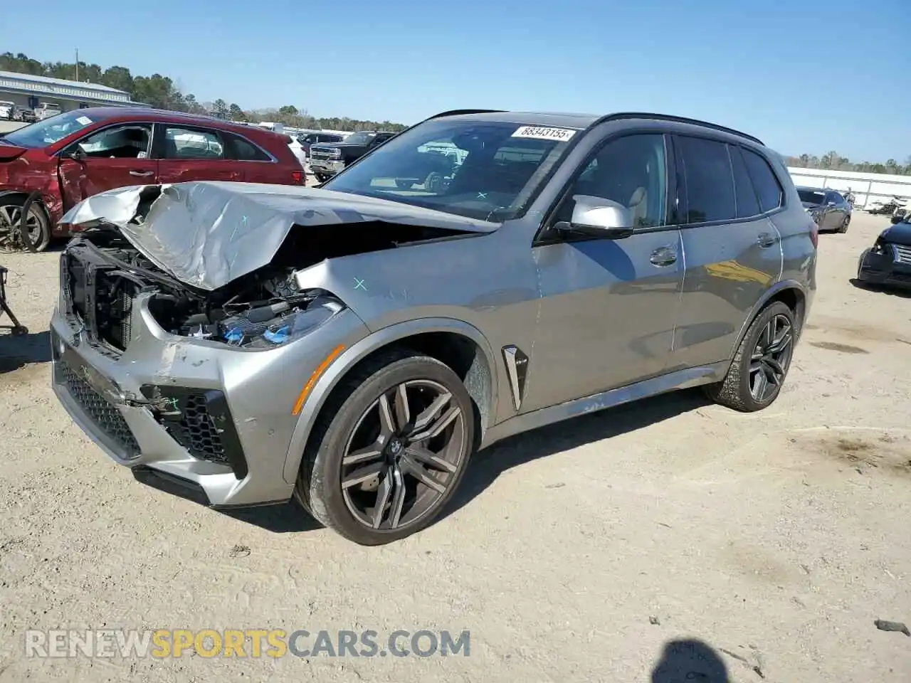 1 fotografías del automóvil dañado 5YMJU0C06M9H49885 BMW X5 2021