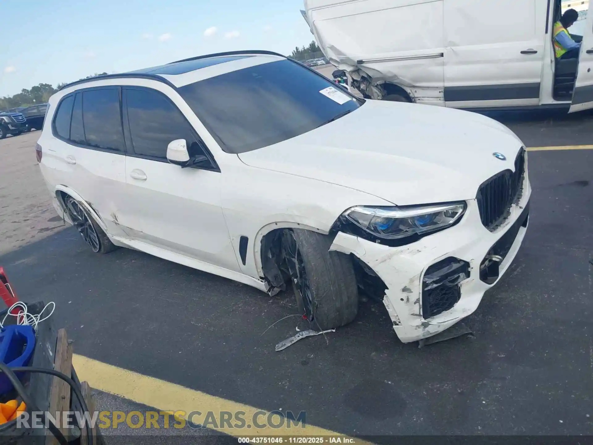1 fotografías del automóvil dañado 5UXCR4C01N9K75450 BMW X5 2022