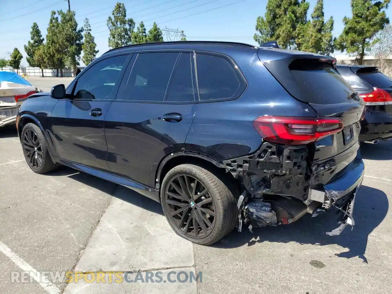 2 fotografías del automóvil dañado 5UXCR4C04N9N20452 BMW X5 2022