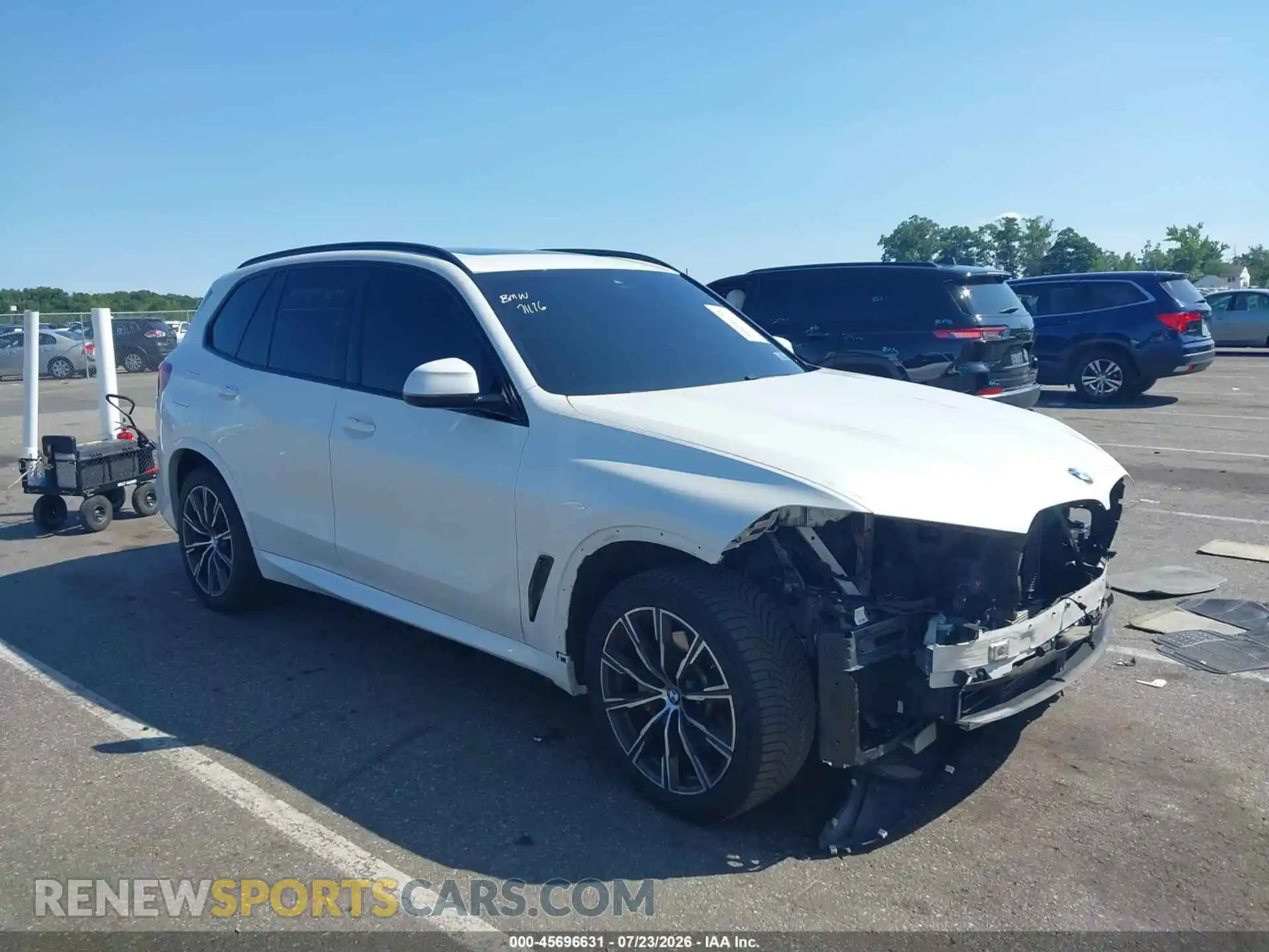 1 fotografías del automóvil dañado 5UXCR6C03N9K56698 BMW X5 2022