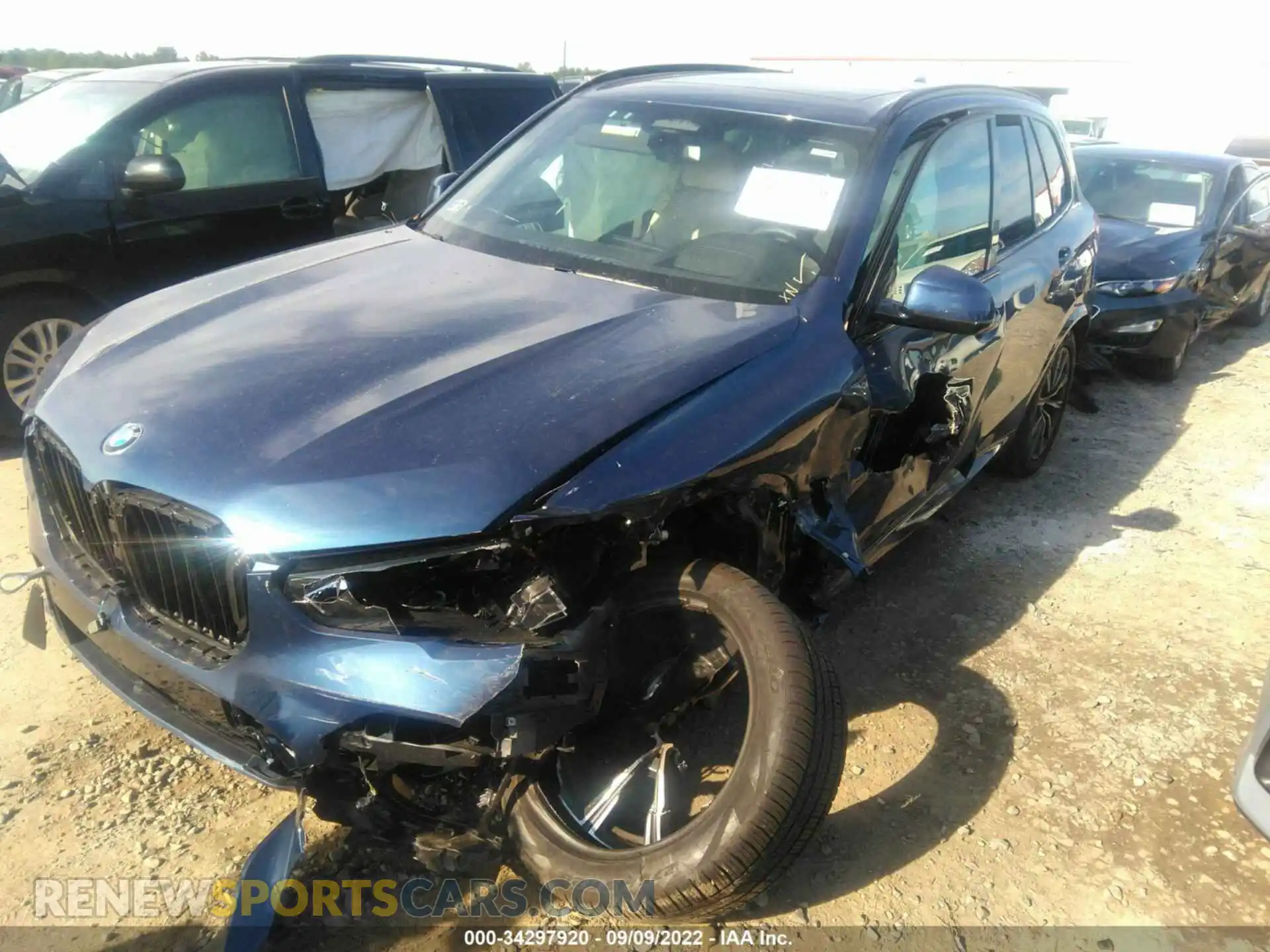 2 Photograph of a damaged car 5UXCR6C07N9M73039 BMW X5 2022