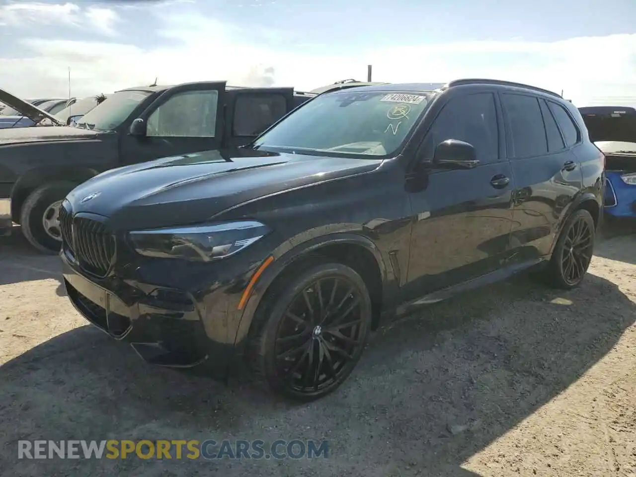 1 Photograph of a damaged car 5UXCR4C09P9P29009 BMW X5 2023