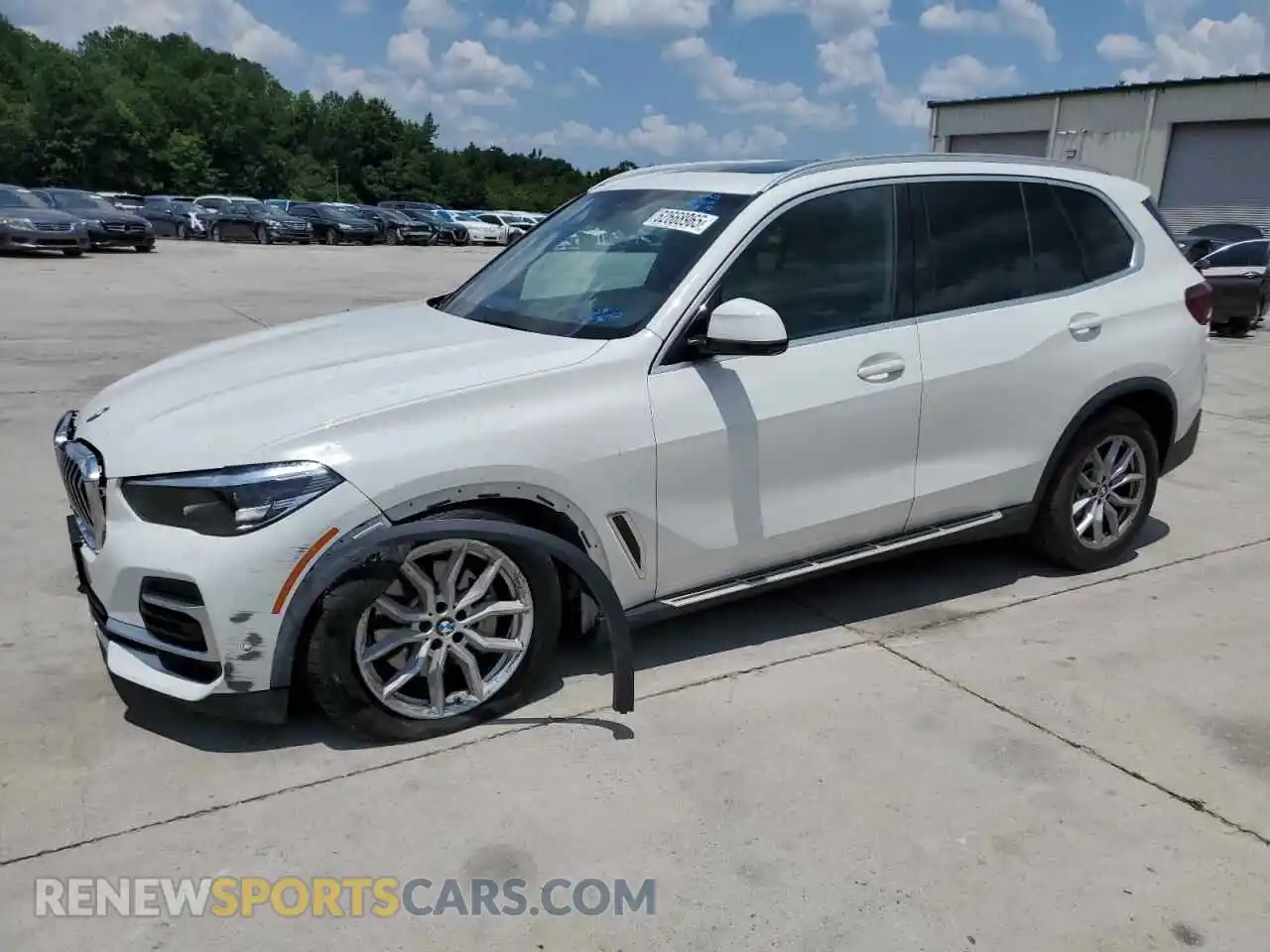 1 Photograph of a damaged car 5UXCR6C00P9P38760 BMW X5 2023