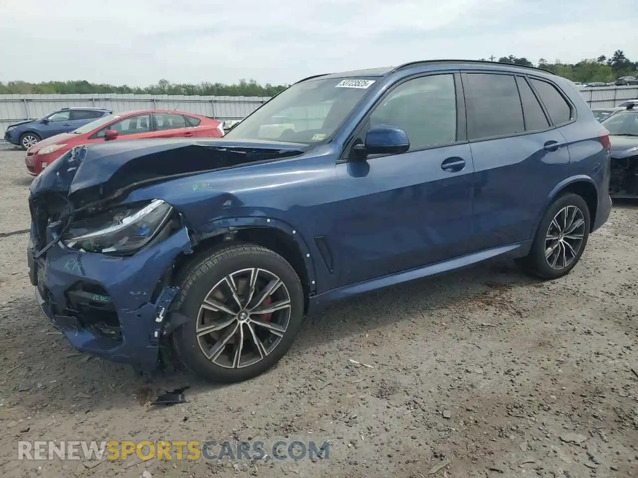 1 Photograph of a damaged car 5UXCR6C04P9P13750 BMW X5 2023