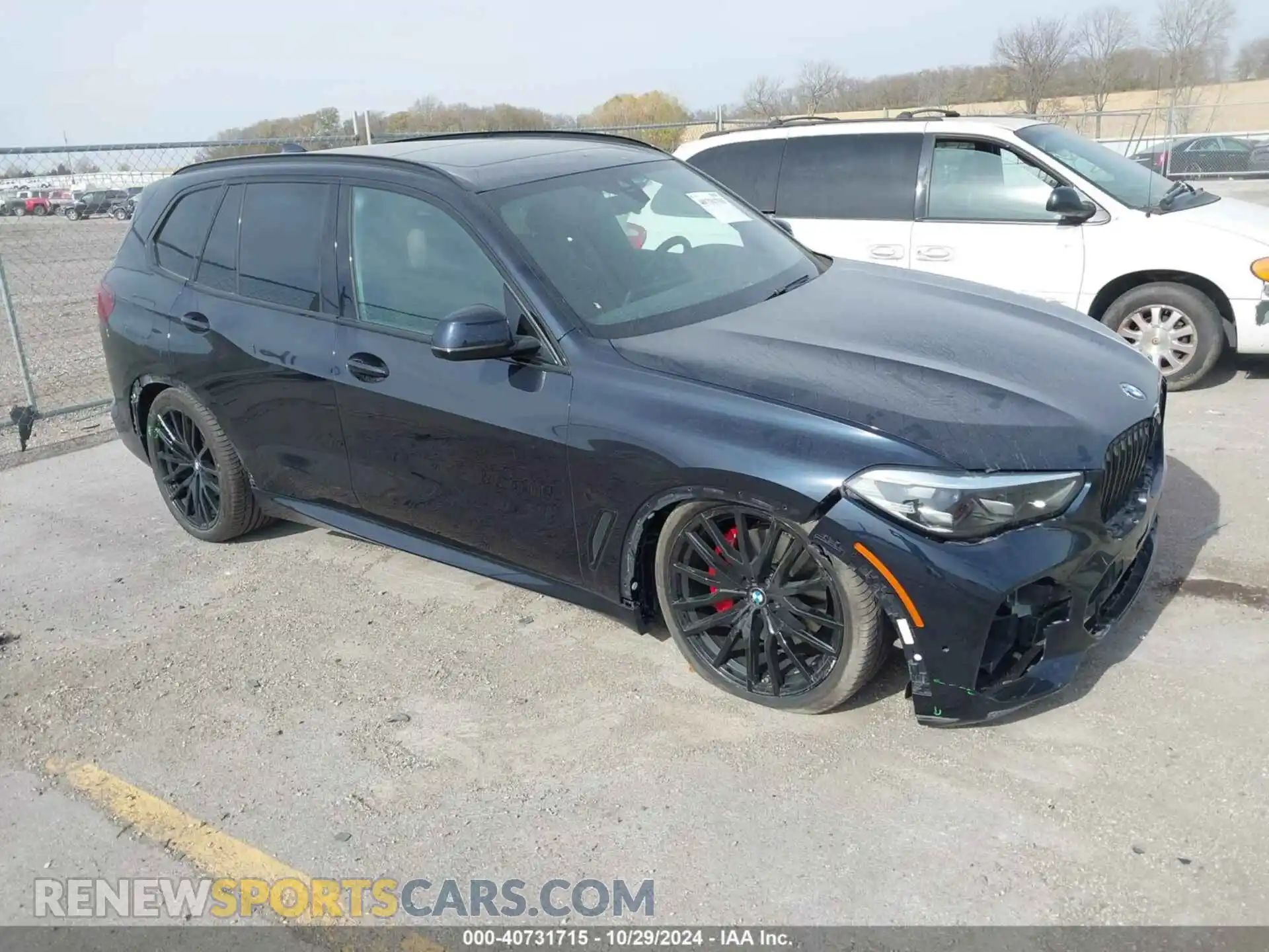 1 Photograph of a damaged car 5UXCR6C04P9P55593 BMW X5 2023