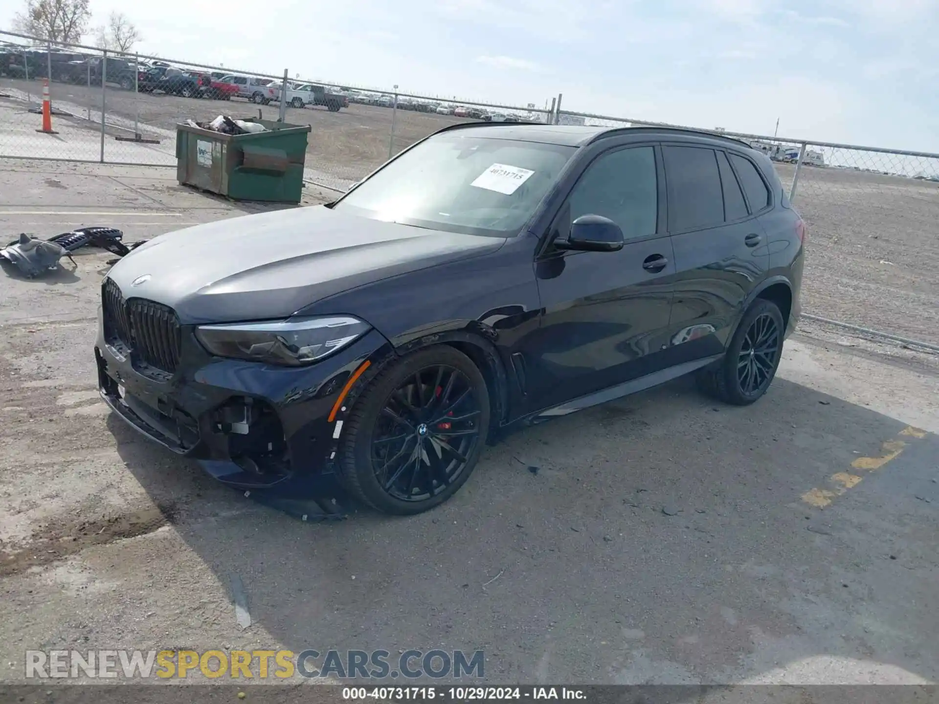 2 Photograph of a damaged car 5UXCR6C04P9P55593 BMW X5 2023