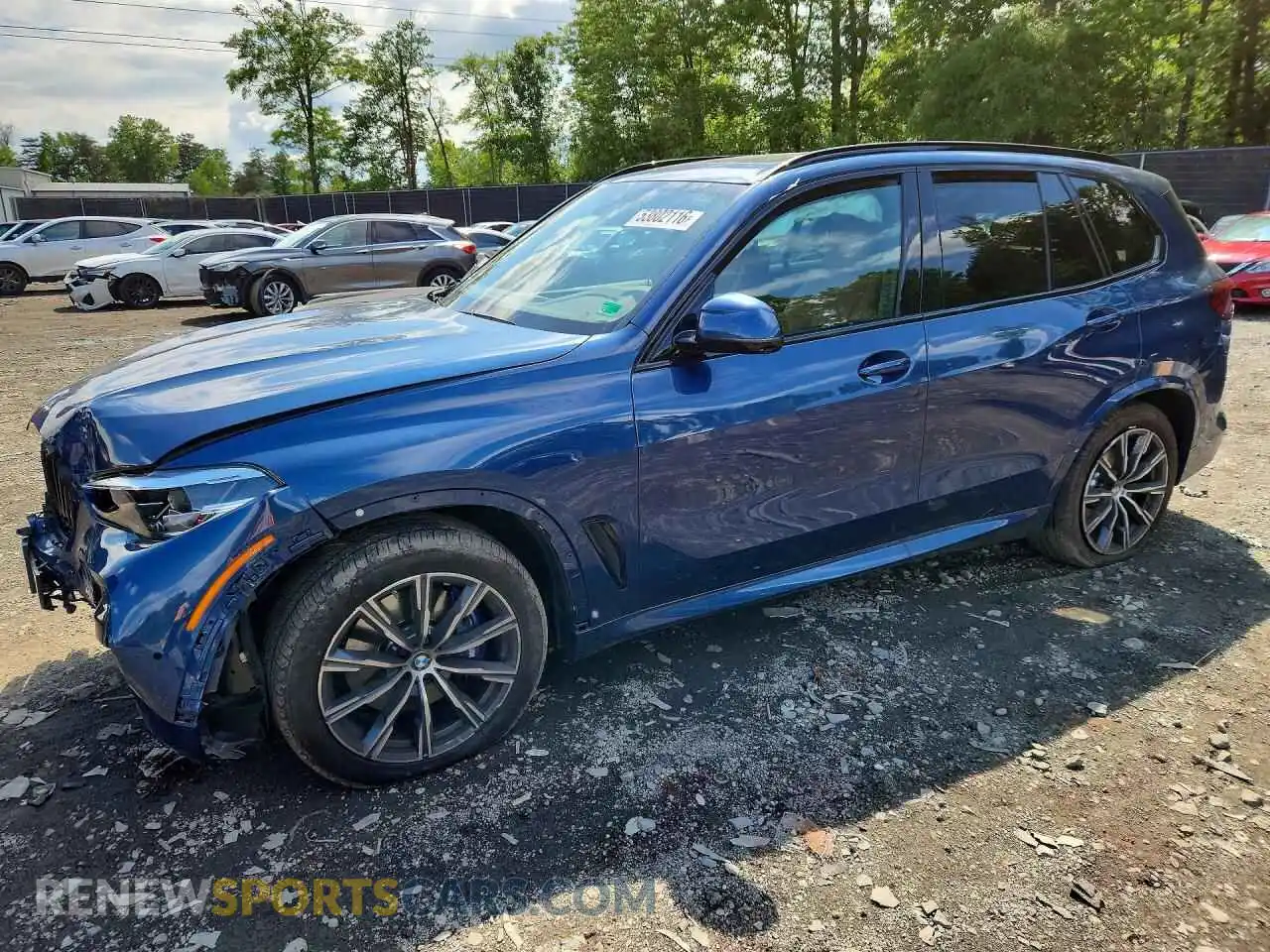 1 Photograph of a damaged car 5UXCR6C09P9R05956 BMW X5 2023