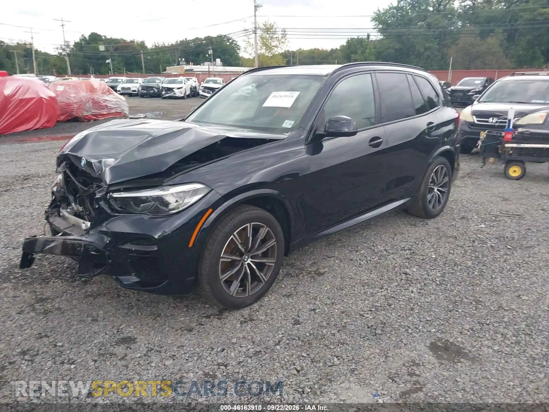 2 fotografías del automóvil dañado 5UXCR6C09P9R87137 BMW X5 2023