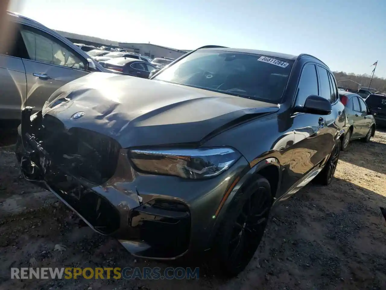 1 Photograph of a damaged car 5UXCR6C0XP9P24817 BMW X5 2023