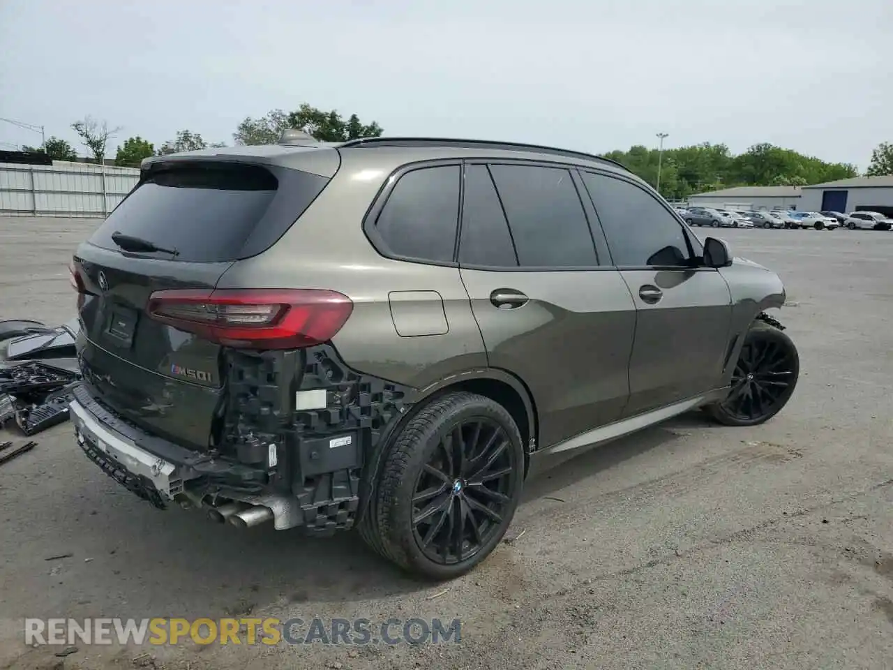 3 fotografías del automóvil dañado 5UXJU4C05P9R84262 BMW X5 2023