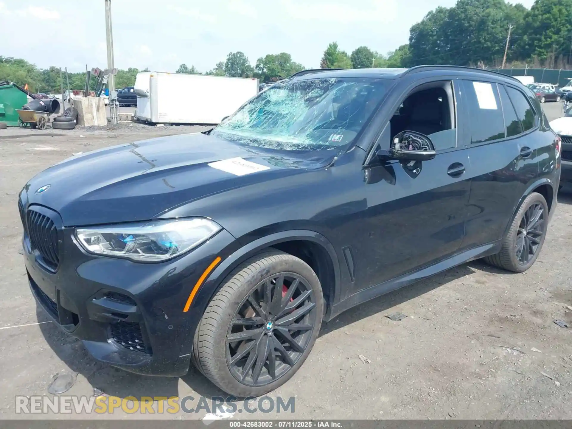 2 fotografías del automóvil dañado 5UXJU4C08P9R26422 BMW X5 2023