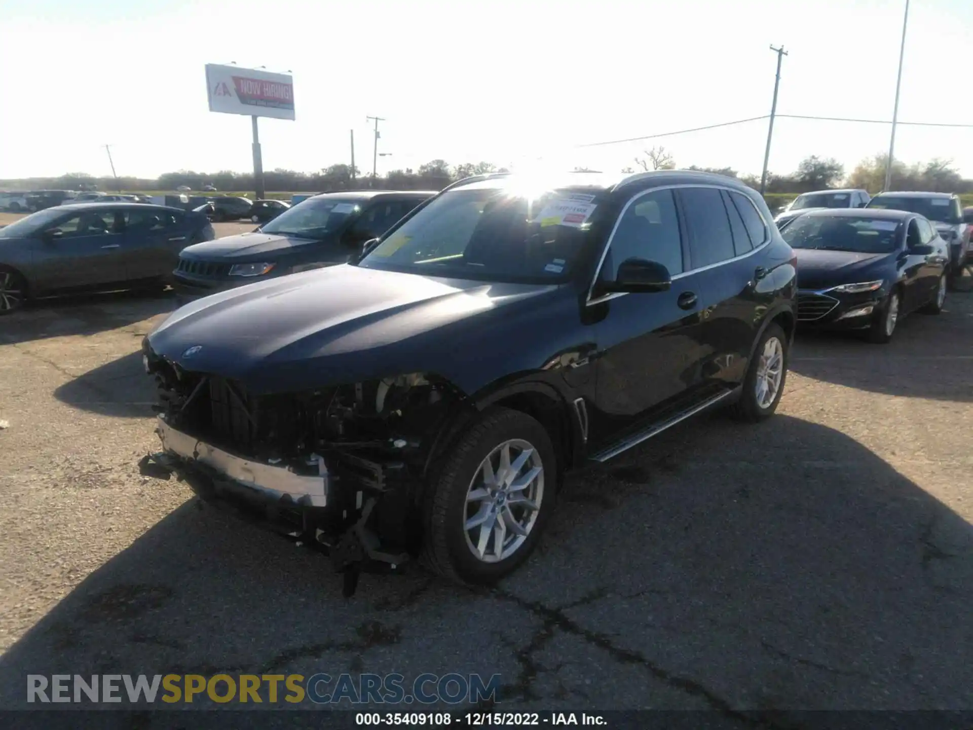 2 Photograph of a damaged car 5UXTA6C02P9P28318 BMW X5 2023