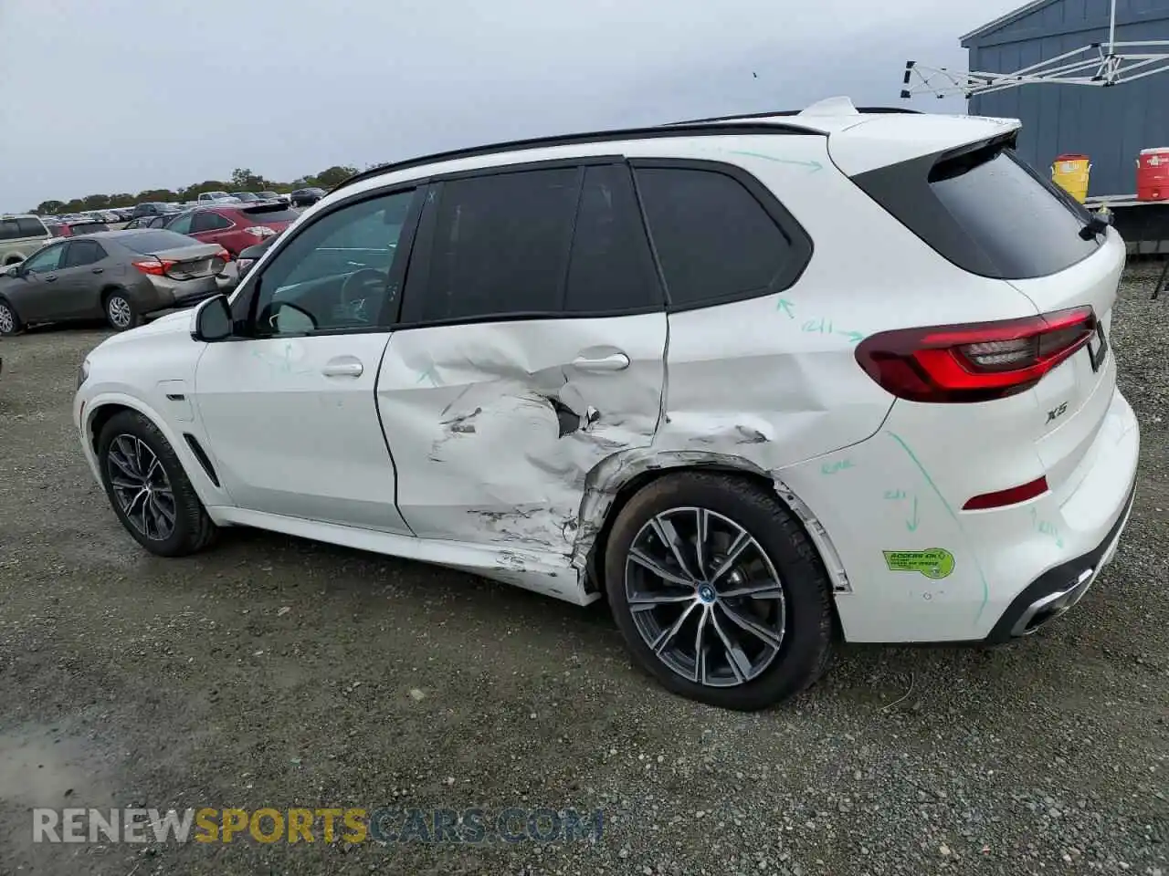 2 fotografías del automóvil dañado 5UXTA6C05P9P60003 BMW X5 2023