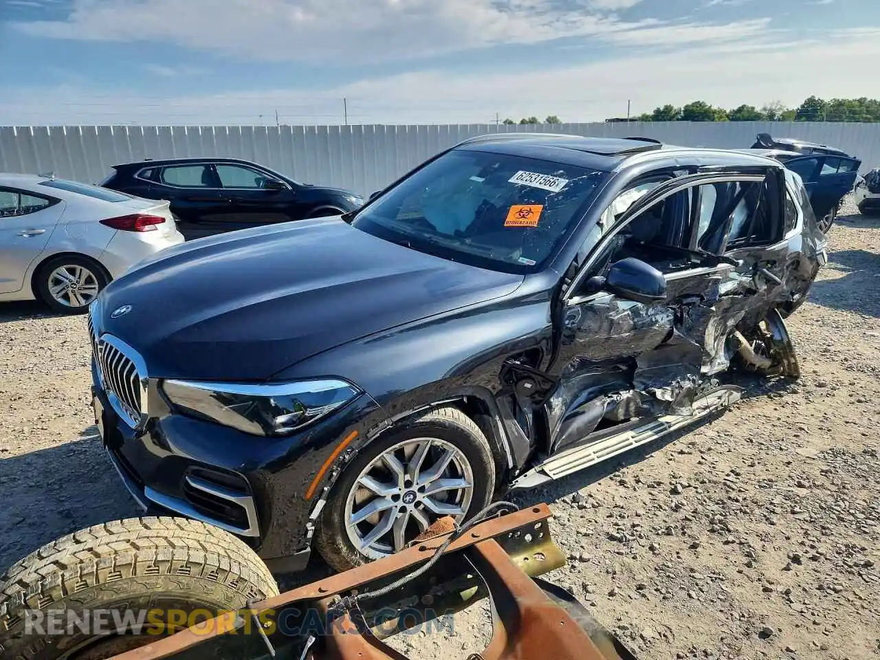 1 fotografías del automóvil dañado 5UXTA6C08P9P28324 BMW X5 2023